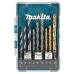 KIT BROCAS PARA MADEIRA/CONCRETO COM 9 PEÇAS MAKITA D-71962