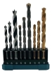 KIT BROCAS PARA MADEIRA/CONCRETO COM 9 PEÇAS MAKITA D-71962