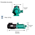 Bomba THEBE / WEG Monof&aacute;sica P-11/5 NORYL 03 CV 127/220 V
